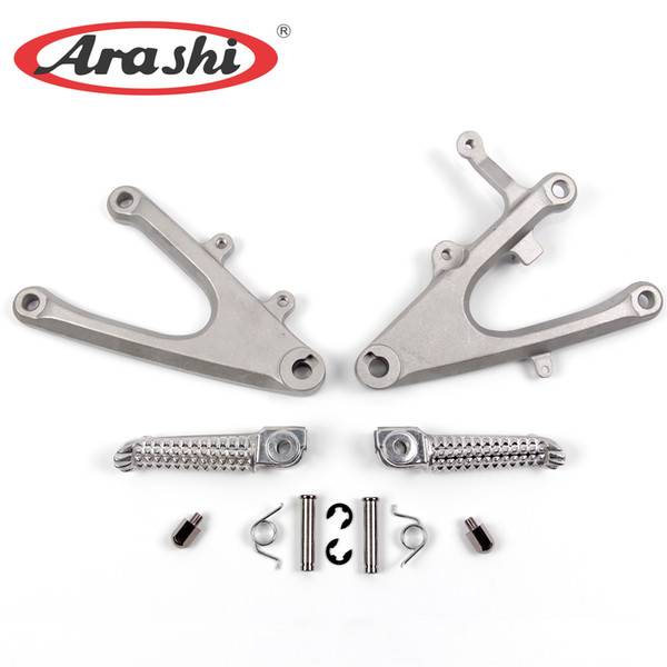 Arashi 1 Set Front Footrest For Yamaha YZF R1 2004 2005 2006 Motorcycle Foot Pegs Motor Parts YZF-R1