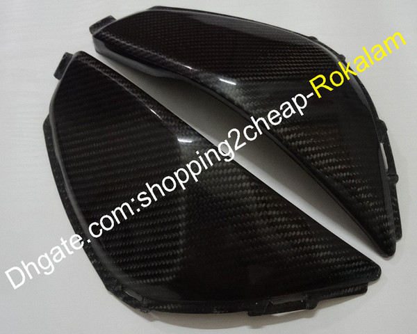 2 x Carbon Fiber Tank Side Covers Panels Cover Panel Motorcycle Part For Honda CBR1000RR CBR1000 CBR 1000 RR 2008 2009 2010 2011