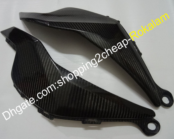 2 x Carbon Fiber Tank Side Cover Panel Covers Panels Fairing Fitting For Honda CBR1000RR 2012 2013 2014 2015 2016 CBR 1000RR