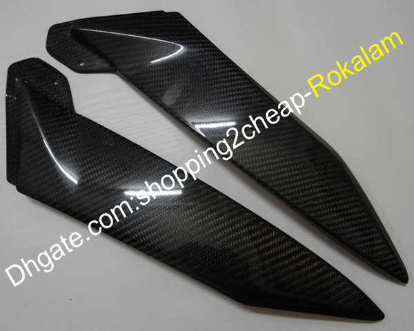 2 x Carbon Fiber Tank Side Covers Panels Motorcycle Part For Yamaha YZF1000 YZF R1 2002 2003 YZF-R1 02 03 Cover Panel