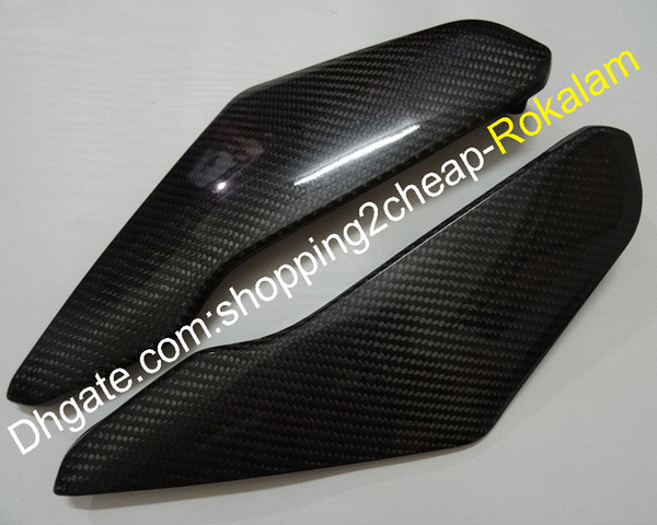 2 x Carbon Fiber Tank Side Covers Panels Fairing For Suzuki GSXR600 GSXR750 2004 2005 K4 GSXR 600 750 Tank Side Cover Panel