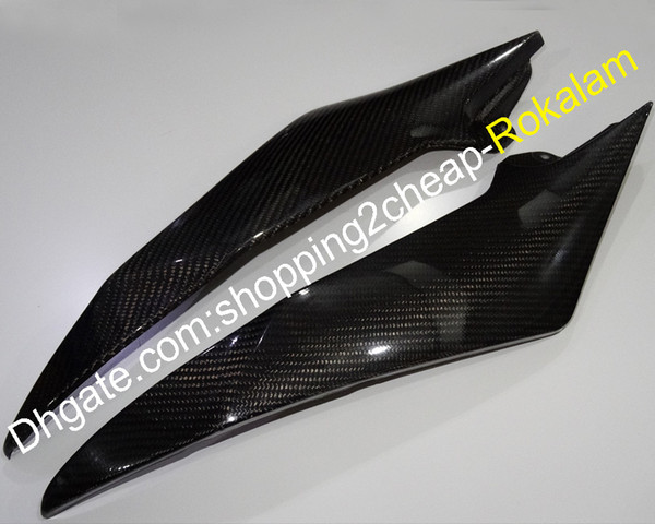 Carbon Fiber Tank Side Covers Panels Fairing For Yamaha YZF600 YZF 600 R6 2008 2009 2010 2011 2012 2013 2014 2015 2016 YZFR6