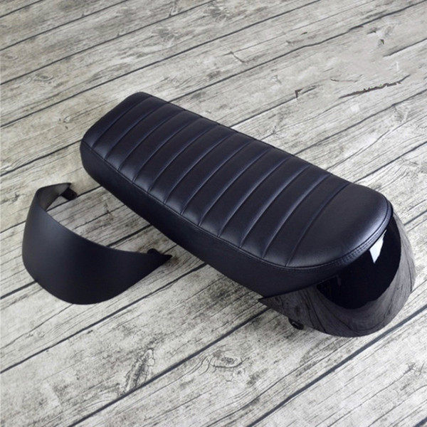 Black Hump Seat with indigo End 660mm Cafe Racer Motorcycle custom Seat Custom For Refit retro motorcycle tail