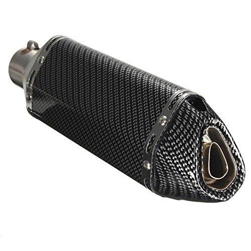 Universal 38-51mm Carbon Fiber Motorcycle Exhaust Muffler Pipe DB Killer Spiffy