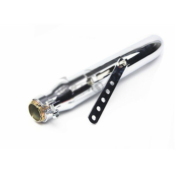 Motorcycle Racing Muffler Exhaust Pipe For Many Models With Universal Sliding Bracket