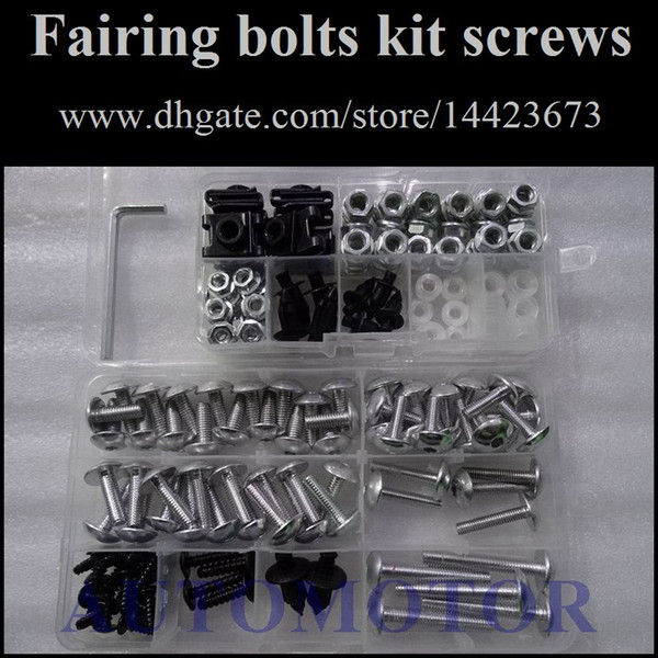Fairing Screw Bolts Kit black For SUZUKI GSXR600 GSXR750 GSXR 600 750 96 97 98 99 00 1996 1997 1998 1999 2000 Fairings Bolts Screws