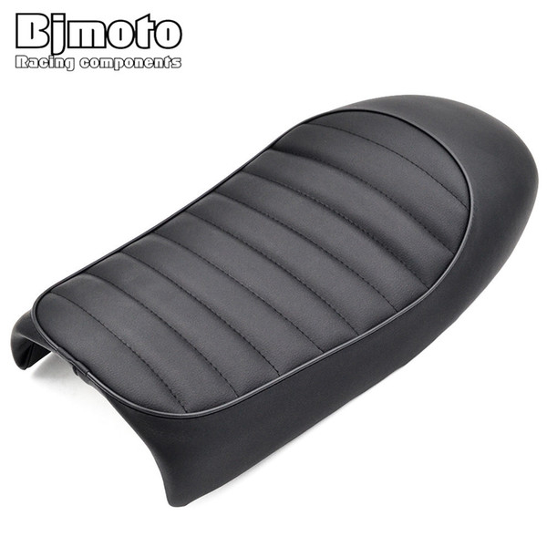 Bjmoto Cafe Racer Retro Vintage Hump Seat Saddle Scramble Flat pan for CB100 CB125 CB175 CB200 CB350 CB360 CB400 XJ650 XS650