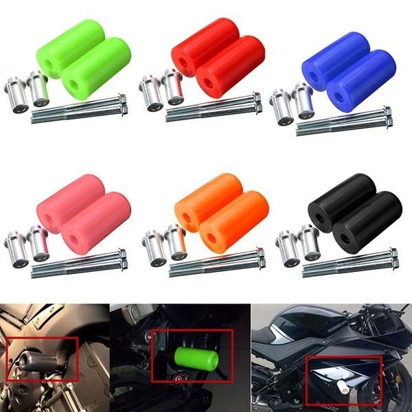 1 Pair Motorcycle Accessories Universal 10mm Frame Slider Anti Crash Pad Falling Protection For Yamaha Honda Suzuki Honda Kawasaki