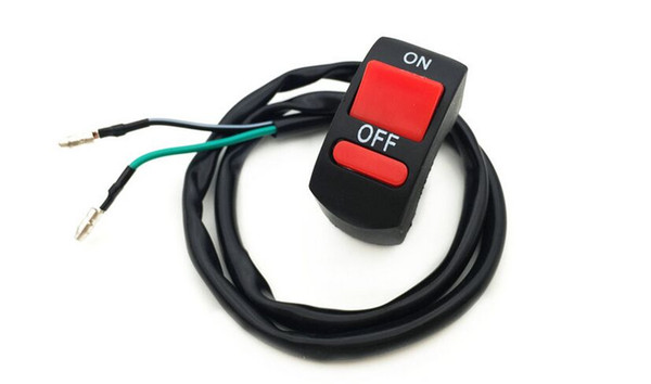 Universal 12V Motorcycle Handlebar Accident Hazard Light Switch ON/OFF Button Free Shipping