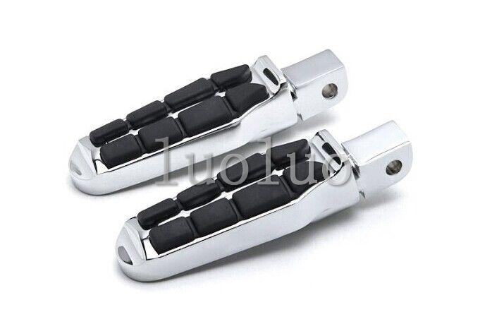 Harley NEW Tombstone Rear Foot Peg Foot Rests Chrome Tombstone Motorcycle Foot Peg Footrests Chrome L&R