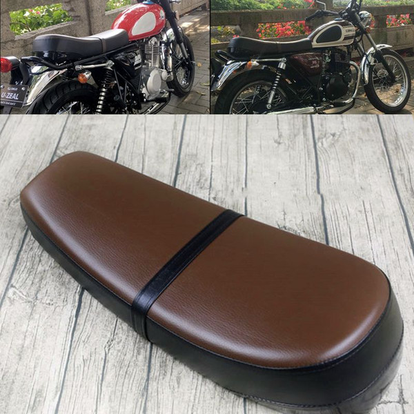 Vintage Cafe Racer cushion SR style classic seat Browm Flat motorcycle seat for Refit motor