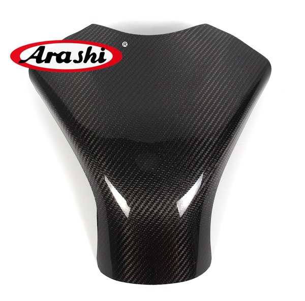 Arashi For Suzuki GSXR600 GSXR750 2006 2007 Motorcycle Carbon Fiber Gas Tank Protection Cover Protector Motor Fuel Case