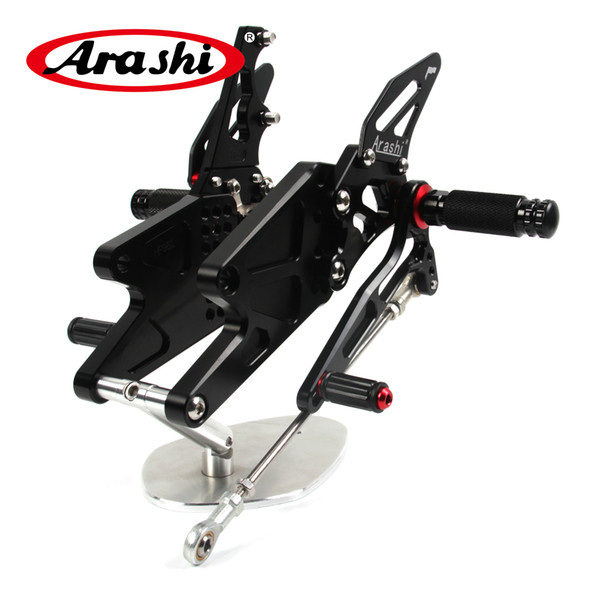 Arashi Adjustable Footrests For Yamaha MT03 MT25 2015 2016 2017 MT-25 MT-03 Motorycle Foot Pegs Rests Rearset Rear Set Pedal MT 03 25