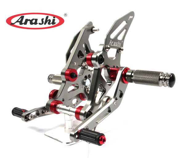 Arashi For YAMAHA MT07 FZ07 2014-2015 CNC Rear Sets Rearset Foot Peg Footpeg Footrest MT-07 FZ-07 FZ 07 MT 07 2014 2015