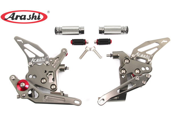 Arashi Adjustable Footrests For Ducati 1199 2012-2017 Panigale Superleggera R S 2013 2014 2015 2016 Foot Peg Rearset Pedal 1199R 1199S 899