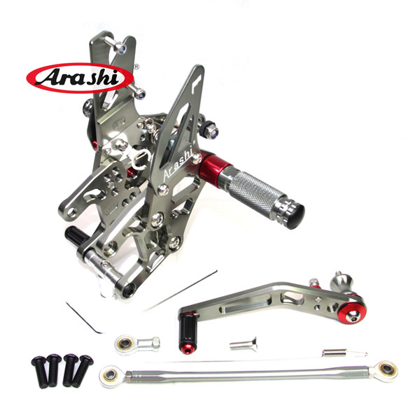 Arashi Adjustable Footrests For Honda CBR1000RR 2008 - 2011 2009 2010 CBR 1000 RR CNC Foot Rest Peg Rearset Rear Set Pedal CBR1000 1000RR