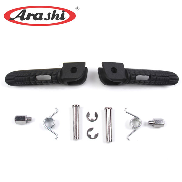 Arashi 1 Set Front Footrest For Suzuki GSXR 600 750 2006 - 2014 Rider Foot Pegs Pedal Bracket GSX-R GSX R 2007 2008 2009 2010 2011 2012 2013