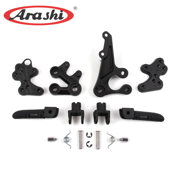 Arashi 1 Set Front Footrest For Suzuki GSXR1000 2005-2014 Motorcycle Foot Pegs Motor parts GSXR-1000 2006 2007 2008 2009 2010 2011 2012 2013