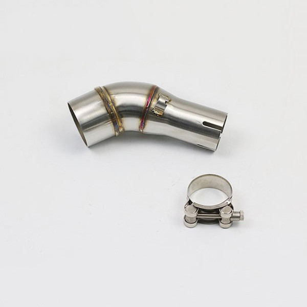 Motorcycle Exhaust Muffler Mid Connect Refit Motorbike Middle Pipe Exhaust Case for Yamaha R3