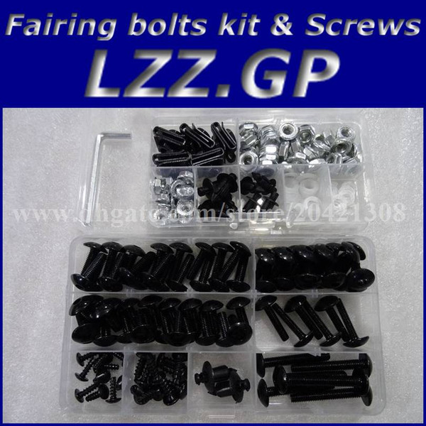 Fairing bolts kit screws for YAMAHA YZF600R 1996-2007 YZF 600R 96-07 fairing screw bolts kit #114GG