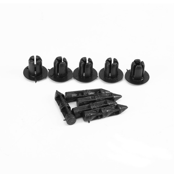 100PCS/Lot 6mm Plastic Rivet Bike Fairing Trim Clips For Honda Yamaha Suzuki Kawasaki Auto Fastener