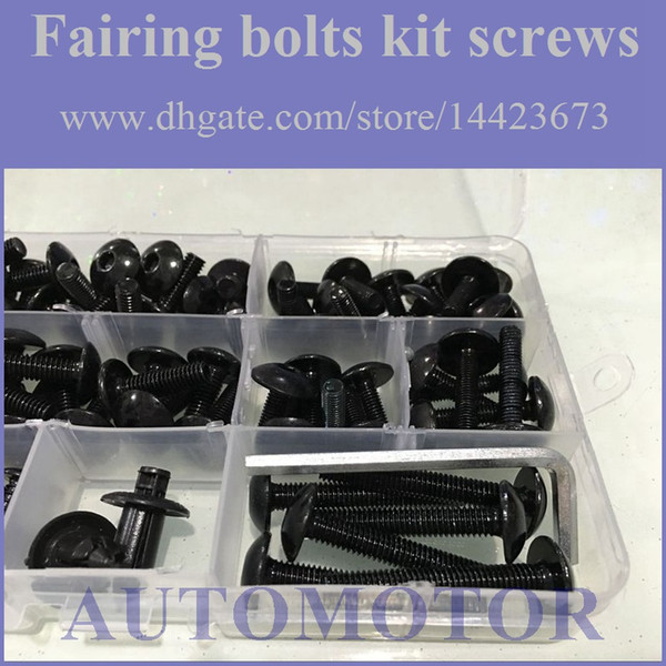 Fairing Screw Bolts Kit black For HONDA CBR1000RR 06-07 CBR 1000RR CBR1000 RR CBR 1000 RR 06 07 2006 2007 Fairings Bolts Screws