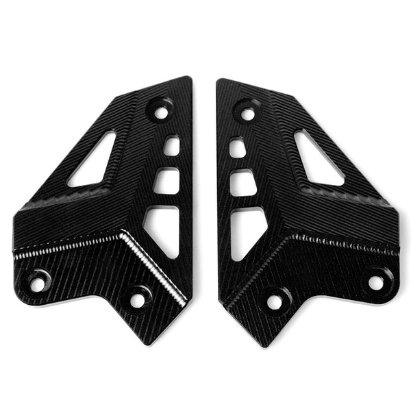 Motorcycle Accessories CNC Foot Peg Heel Protection Protective Film Mount Heel Guard Protector For Kawasaki Z900 2017-2018