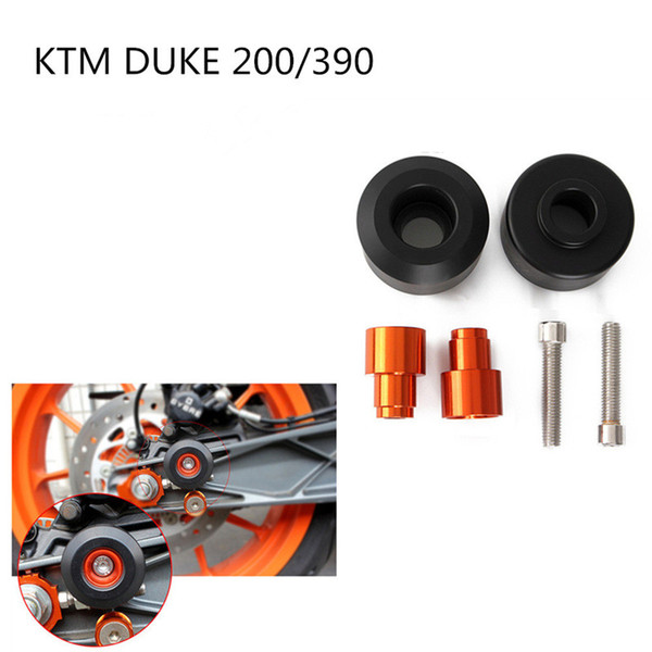 KTM motorcycle DUKE200 / 390 modified front and rear wheel drop ball / wheel insurance ball anti-drop plastic decorative ball