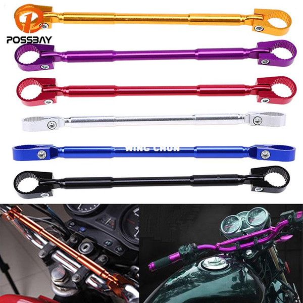 New CNC Aluminum Motorcycle Handlebar Crossbar Modified Strengthen Balance Handlebar Crossbar Handle Bar Balance Beam