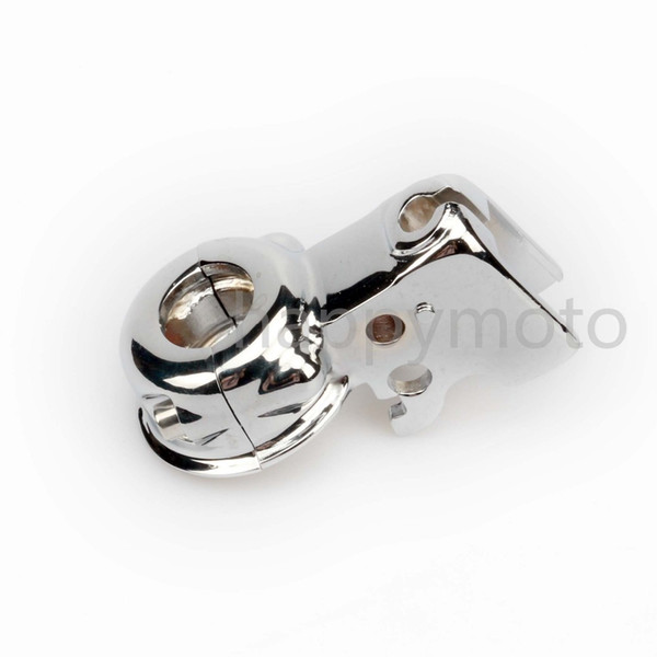 Motorcycle PARTS Clutch Lever Mount Bracket Perch For Harley Touring Dyna Softail Sportster Chrome