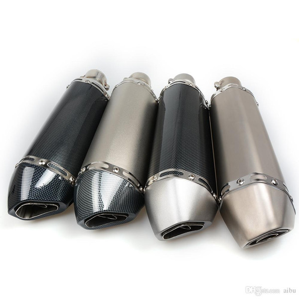 for 35-51MM Universal Motorcycle Exhaust Modified Muffle pipe For most motorcycles CB400 CBR600 YZF YZR R1 E6 TTR GSXR750