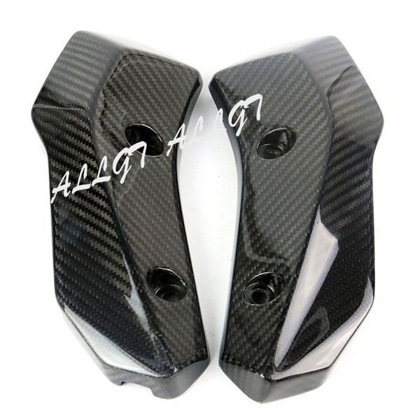 Pre-Preg Real Carbon Fiber Motorcycle Part for Yamaha FZ 07 MT 07 YZF Radiator Side Cover Black