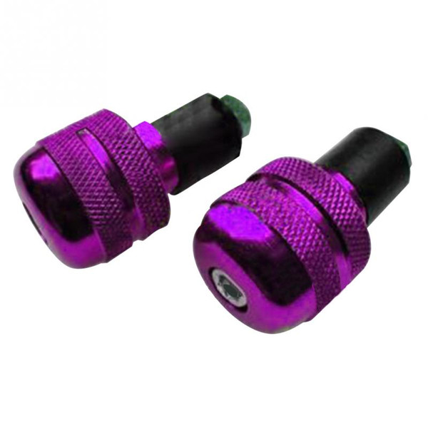 2018 2Pcs/Lot Durable Aluminum Motorcycle Anti Vibration Balance Handle Bar End Plug Grip Ends Caps Black