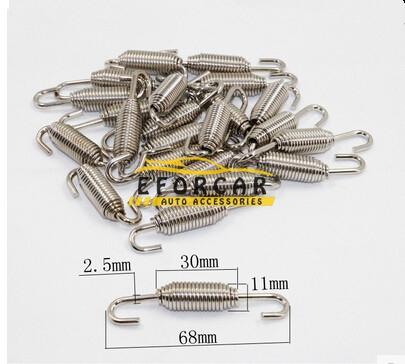 200pcs/lot Motorcycle Exhaust Pipe Spring Clasps Stainless Steel Large Displacement Activity Scorpio Is Enhanced Performance Accessories