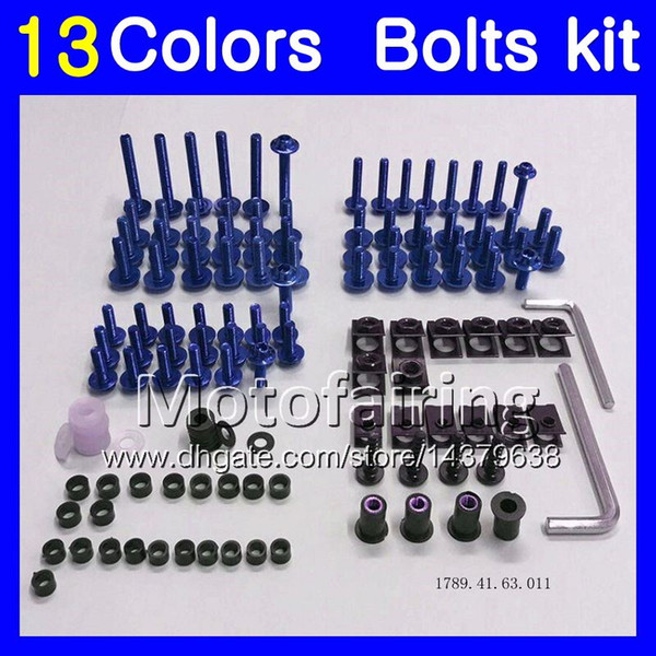 Fairing bolts full screw kit For KAWASAKI NINJA ZZR600 05 06 07 08 ZZR 600 2005 2006 2007 2008 05-08 Body Nuts screws nut bolt kit 13Colors