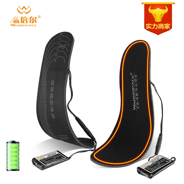 Universal motorcycle heated Electric heating outdoor warm 4 hours ultra-thin insole USB rechargeable battery heating foot warmer