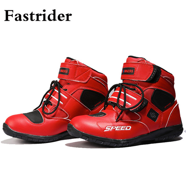 Fastrider New SPEED BIKERS Professional motorcycle boots motorbiker botas unisex Non-slip shoes Racing Motocross BOOT A005