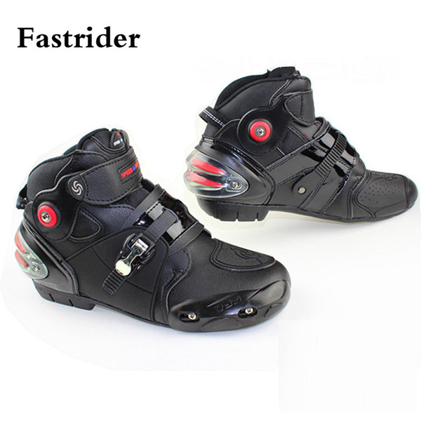 Fastrider 2022New Genuine Pro-biker boots motorcycle racing boats men motocross riding shoes size 40-47 black free shipping