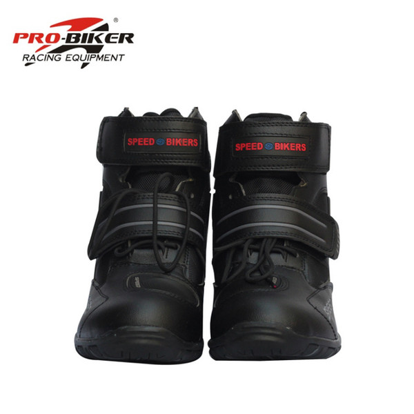 Professional motorcycle boots men motorbiker boots botas motorcycles moto shoes racing pro bikerSize 40-45 black