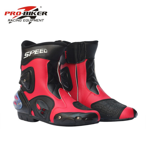 PRO-BIKER SPEED BIKERS Motorcycle Boots Racing Touring Motocross Off-Road Riding Boots Motorbike Racing Mid-Calf Shoes