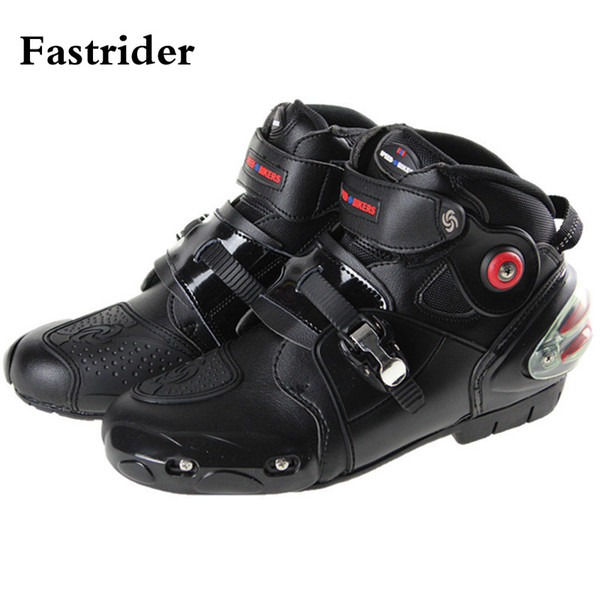 Fastrider 2022Men MOTO ankle boots motorcycle racing boots women motocross riding shoes size 40-47 black A9003