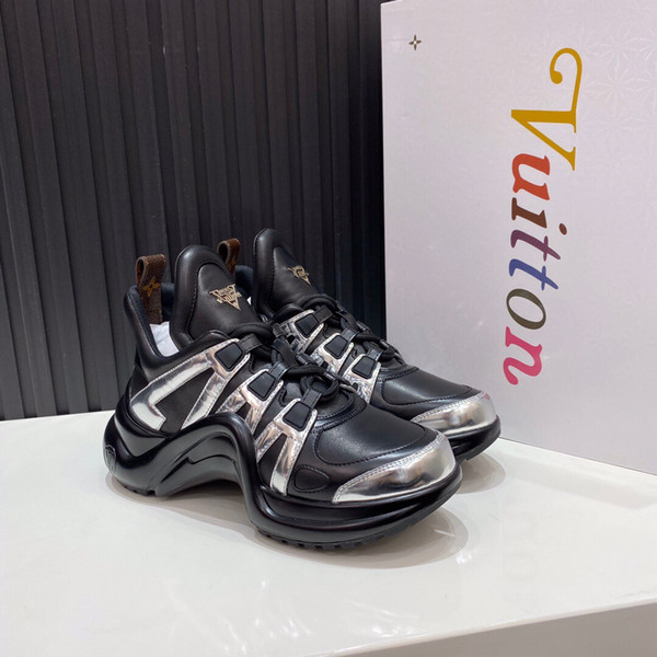 Lastest Women Desiger Casual Shoes , Vintage LOIUS VUTTON Womens Sneakers, 2020 Vintage Counter sports Womens Casual Shoes,Blacks Size:35-41