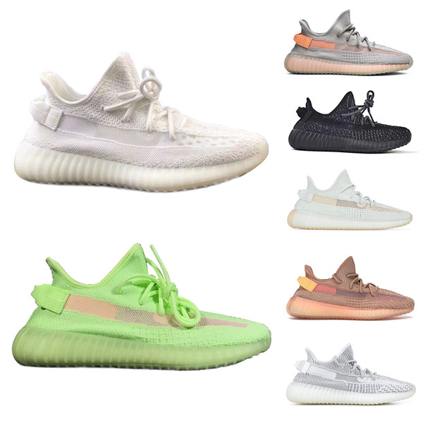 With Box True Form Hyperspace Clay Static Reflective Mens Running Shoes Kanye West Cream White Beluga 2.0 Trainer Sport Sneakers