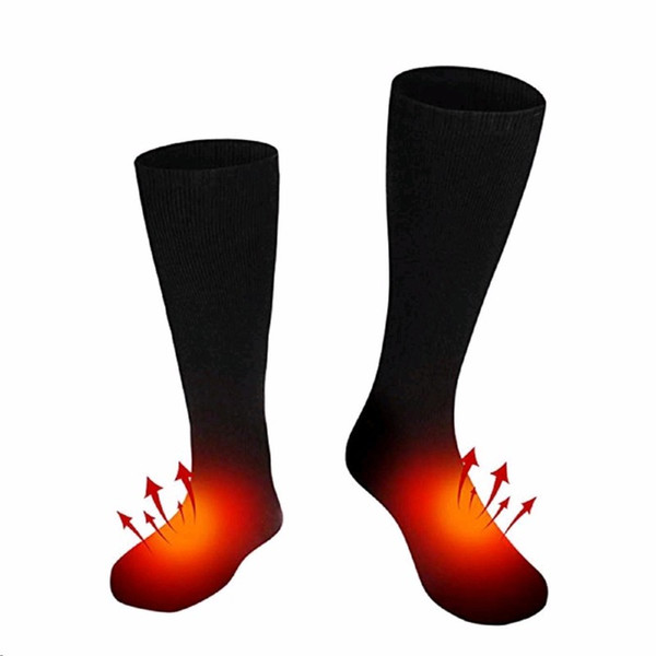 3V Thermal Cotton Heated Socks Battery Case Battery Operated Winter Motorcycle Boots Electric Socks Men Women Unisex