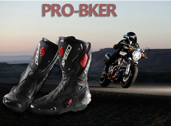 hot sale high quality pro-biker motorcycle speed shoes automobile race boots off-road boots competition shoes