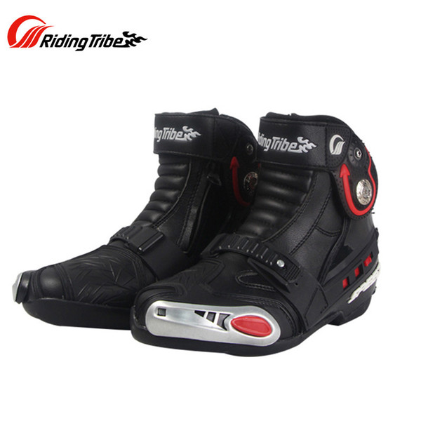 Pro-biker professional motorcycle boots men racing motorbike boots botas motorcycles moto riding shoes A0009