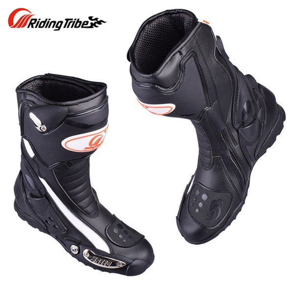 Biker Motorcycle Shoes Boots Motocross Botas Moto Motoqueiro Motocicleta 10234 Botte Botas Para Moto Racing Men Shoes Black