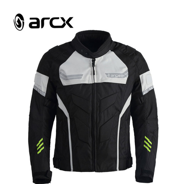 ARCX Professional Motorcycle Jacket Body Armored Racing Motorbike Jacket Unisex Motocross Protective Outdoor Riding