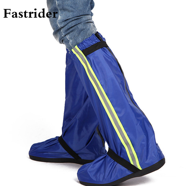 Fastrider Motorcycle Waterproof Rain Shoes Covers Thicker Scootor Non-slip Boots Covers 100% Waterproof Adjusting Tightness