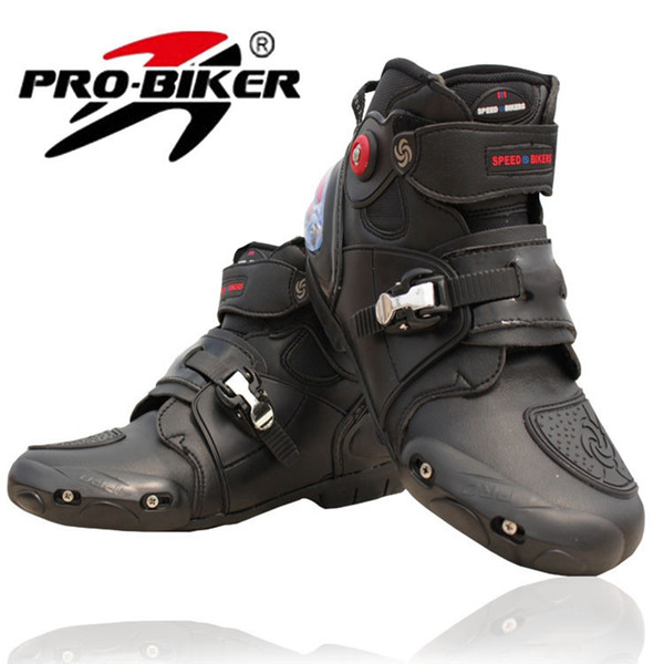 Free shipping 1pair Motorcycle Sports Bike Motor GP Racing High Fiber Leather WaterProof Motorcyle Boots